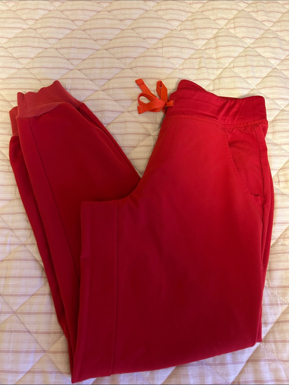 Figs Zamora Winning Red Joggers